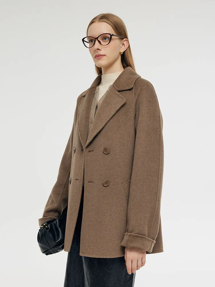 Wool Cashmere Women Wrap Coat sold by Goelia product image thumbnail 5