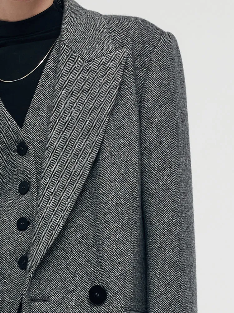 Washable Wool Lapel Unisex Overcoat sold by Goelia product image thumbnail 2