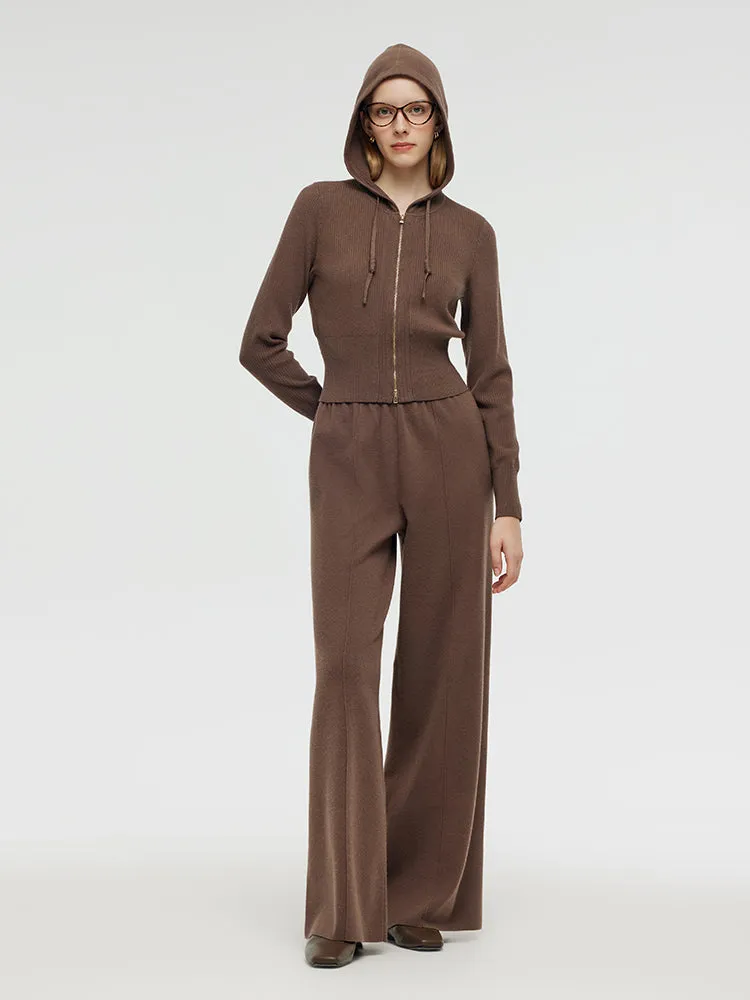 Tencel Wool Hoodie And Pants Two-Piece Set sold by Goelia product image thumbnail 2