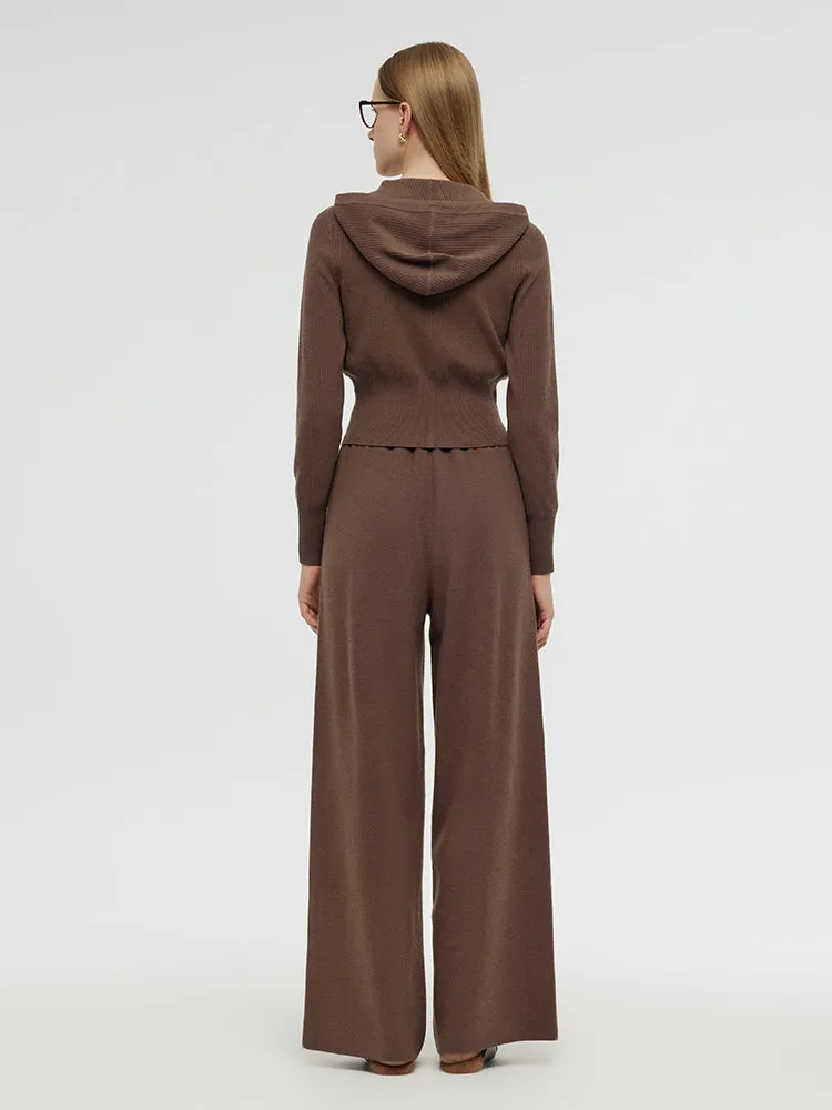 Tencel Wool Hoodie And Pants Two-Piece Set sold by Goelia product image thumbnail 3