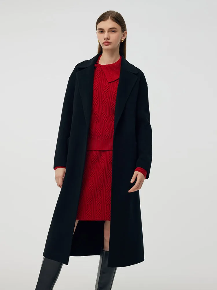 Wool Cashmere Women Belted Overcoat sold by Goelia product image thumbnail 5