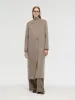 Wool Alpaca Women Overcoat With Scarf sold by Goelia