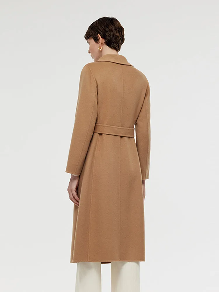 100% Cashmere Lapel Women Overcoat sold by Goelia product image thumbnail 4