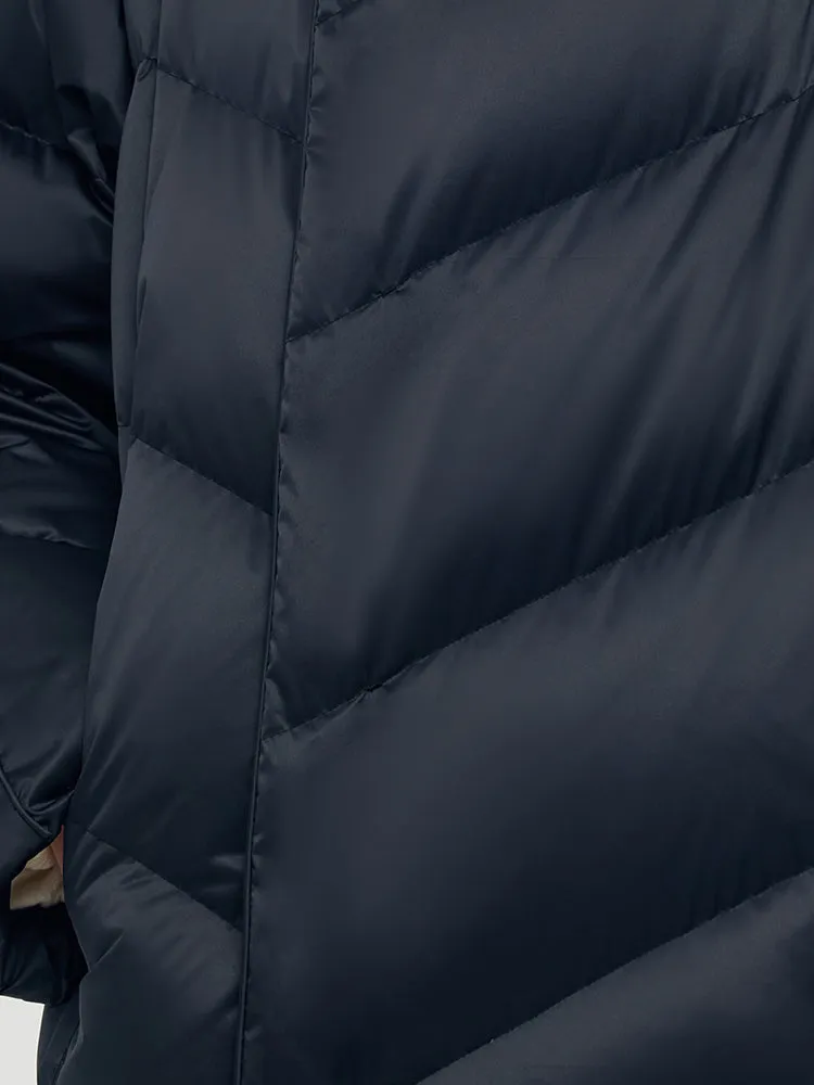 Unisex Hooded Long Goose Down Coat sold by Goelia product image thumbnail 5