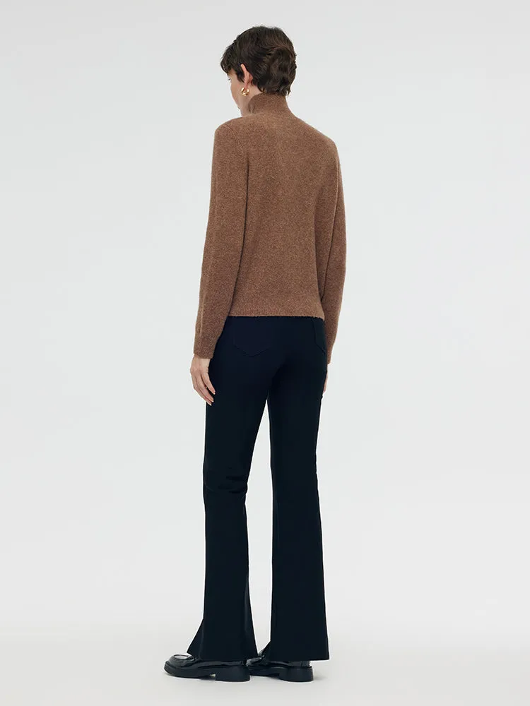 Wool Yak Blend Zip-Up Women Cardigan sold by Goelia product image thumbnail 4