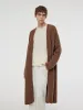 Wool Yak Blend Unisex Long Cardigan sold by Goelia