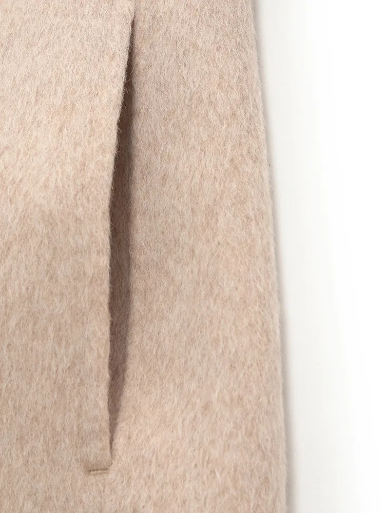 Wool Alpaca Women Overcoat sold by Goelia product image thumbnail 5