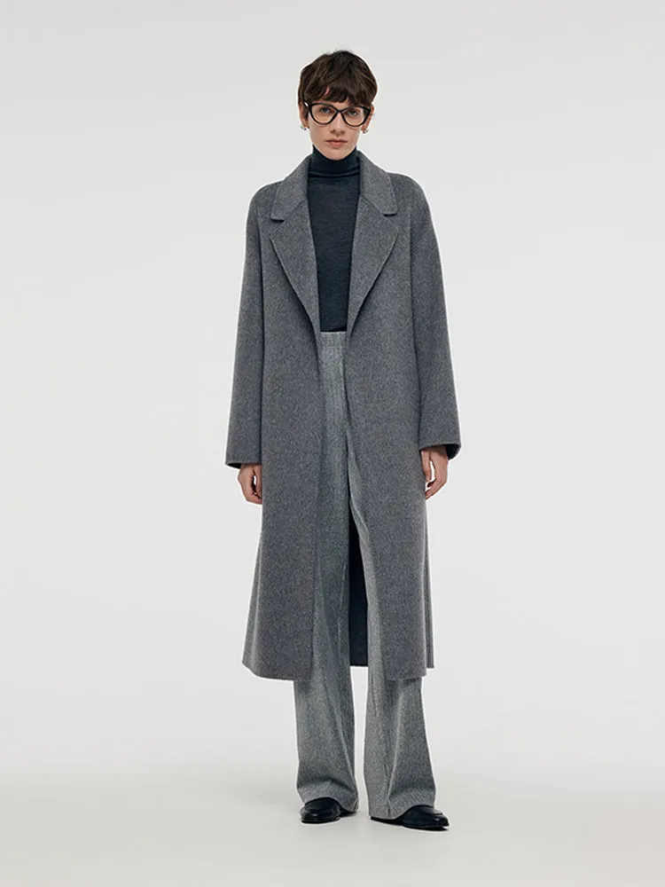 Alpaca Wool Belted Women Overcoat sold by Goelia product image thumbnail 3