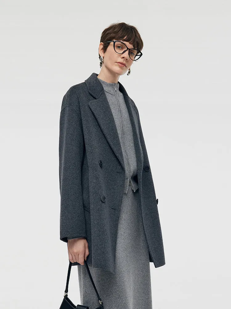 Wool Double-Breasted Women Coat sold by Goelia product image thumbnail 5