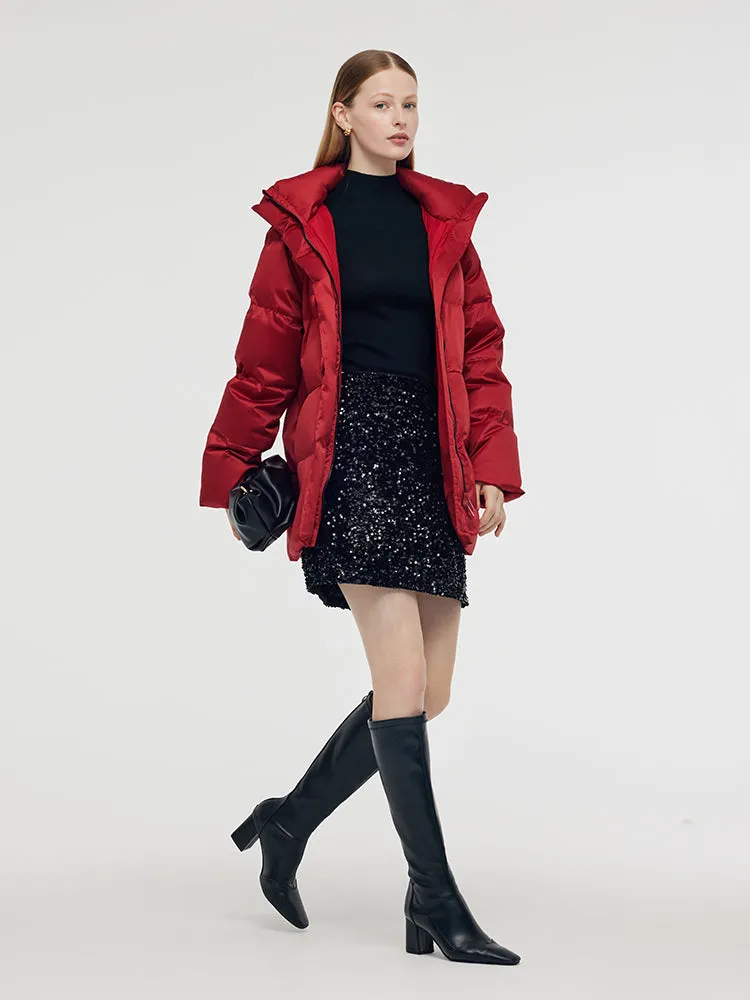 New Chinese-Style Hooded Goose Down Jacket sold by Goelia product image thumbnail 3