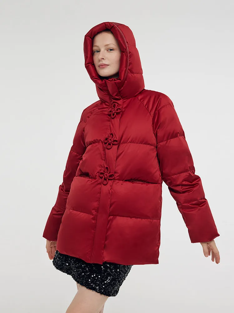 New Chinese-Style Hooded Goose Down Jacket sold by Goelia product image thumbnail 5