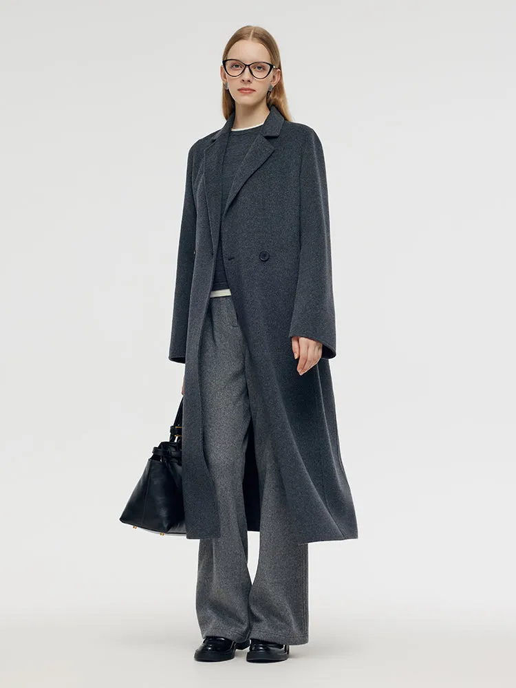 100% Wool Belted Women Overcoat sold by Goelia product image thumbnail 3