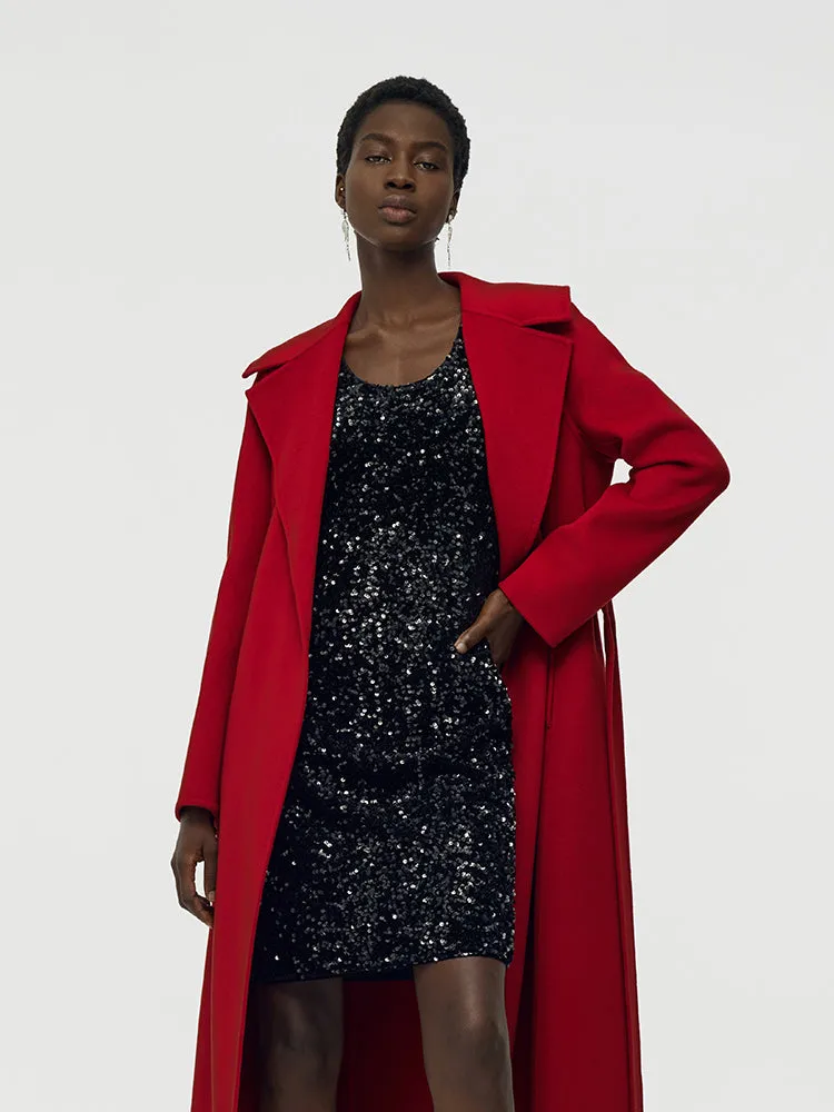 Velvet Sequins Women Mini Vest Dress sold by Goelia product image thumbnail 5