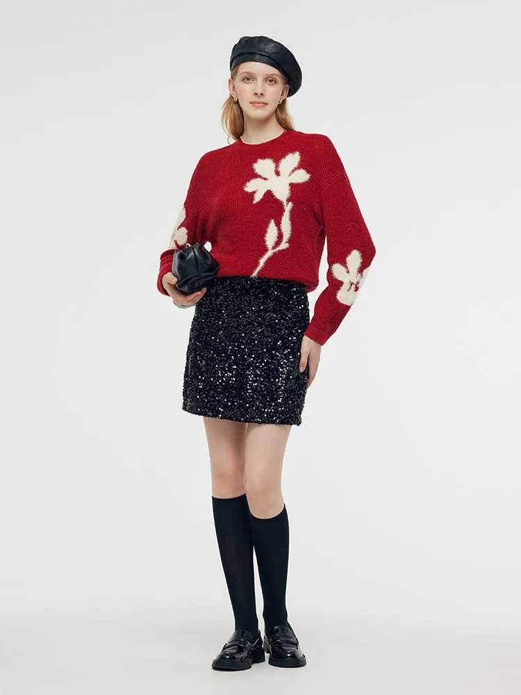 Velvet Sequins Women Mini Skirt sold by Goelia product image thumbnail 2