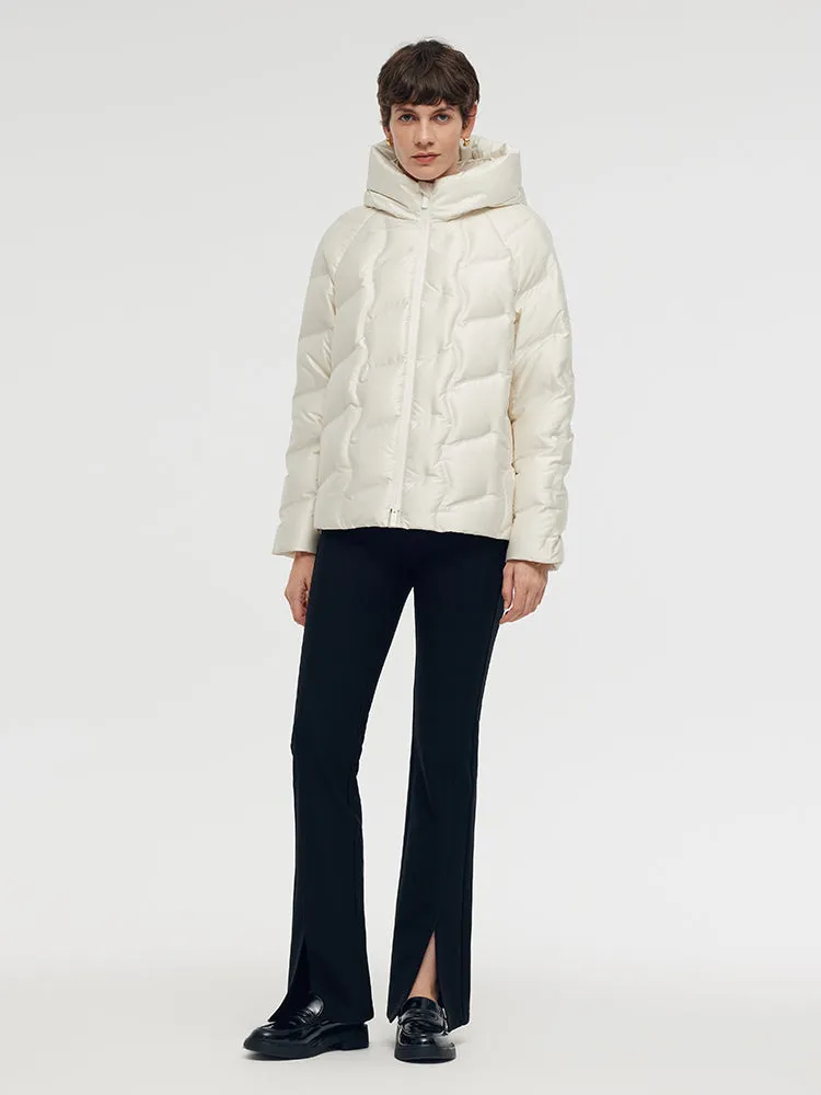 Zip-Up Hooded Goose Down Jacket sold by Goelia product image thumbnail 3
