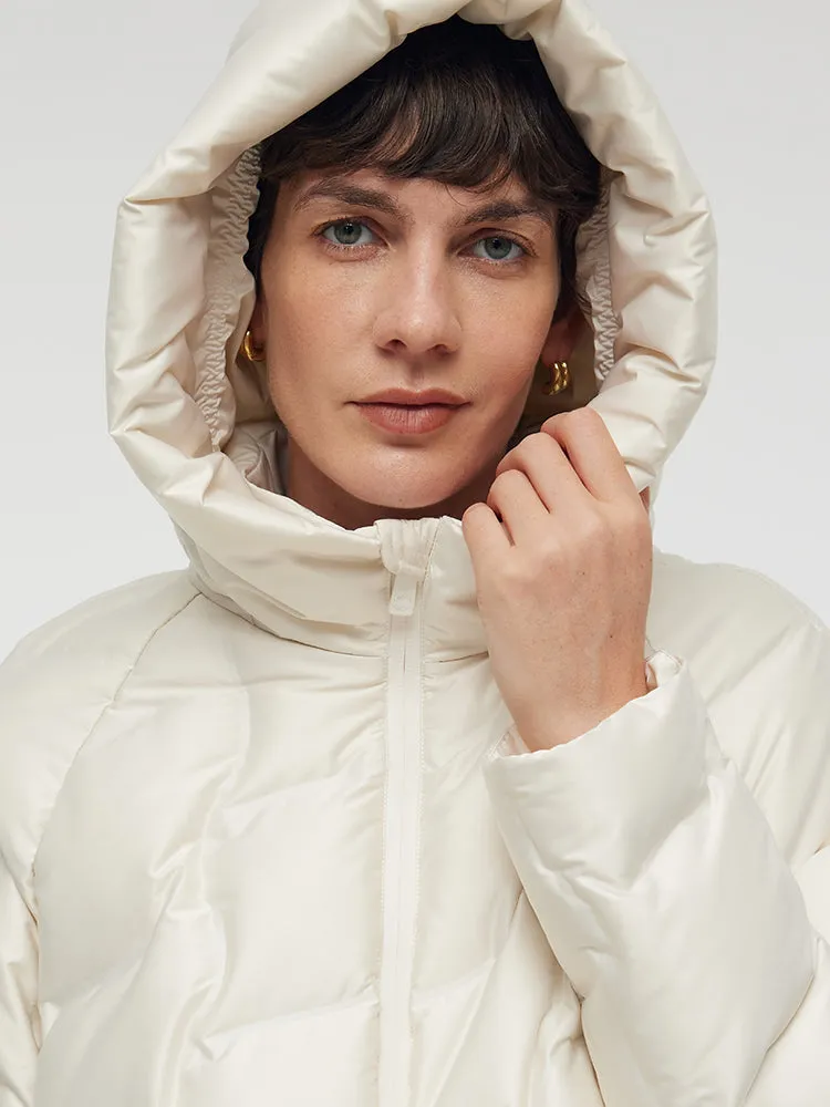 Zip-Up Hooded Goose Down Jacket sold by Goelia product image thumbnail 2