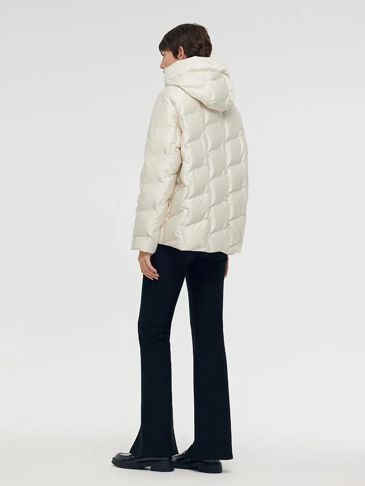 Zip-Up Hooded Goose Down Jacket sold by Goelia product image thumbnail 4