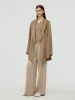 100% Cashmere Women Wrap Coat sold by Goelia