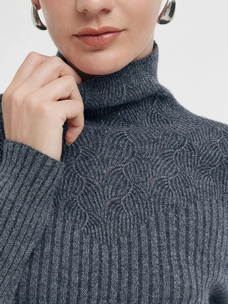Machine Washable Wool Turtleneck Women Sweater sold by Goelia product image thumbnail 2