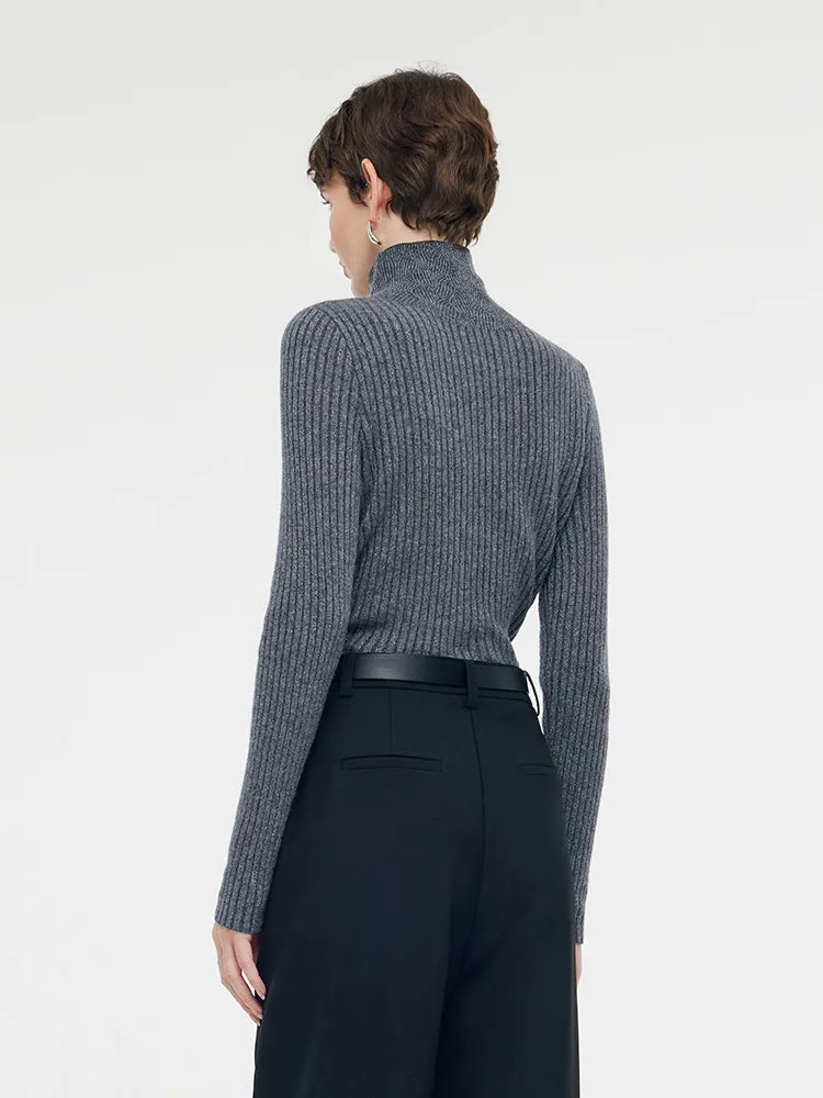 Machine Washable Wool Turtleneck Women Sweater sold by Goelia product image thumbnail 4