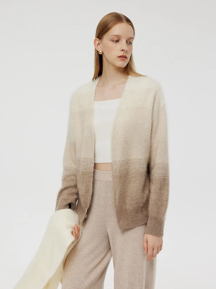 Brushed Cashmere Gradient Women Cardigan sold by Goelia product image thumbnail 4