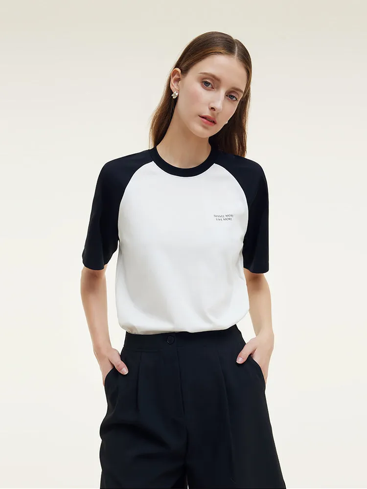 Color Block Women T-Shirt sold by Goelia product image thumbnail 4