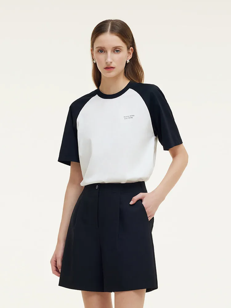 Color Block Women T-Shirt sold by Goelia