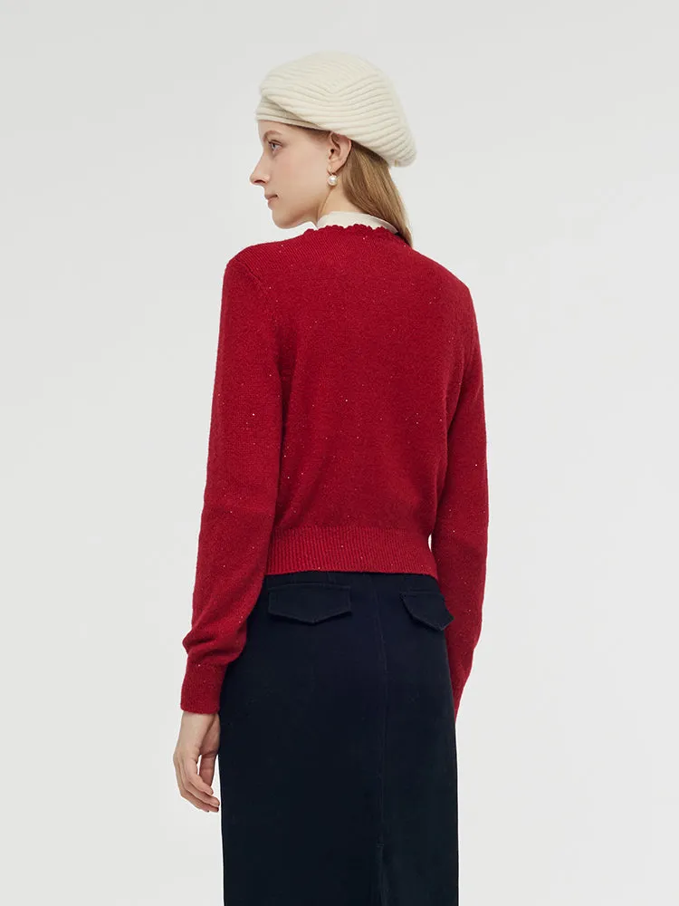 Mohair Wool Blend Women Cardigan sold by Goelia product image thumbnail 5