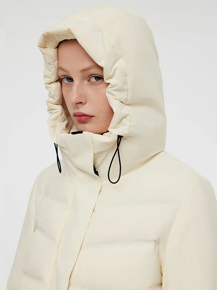 Drawstring Hooded Goose Down Jacket sold by Goelia product image thumbnail 2