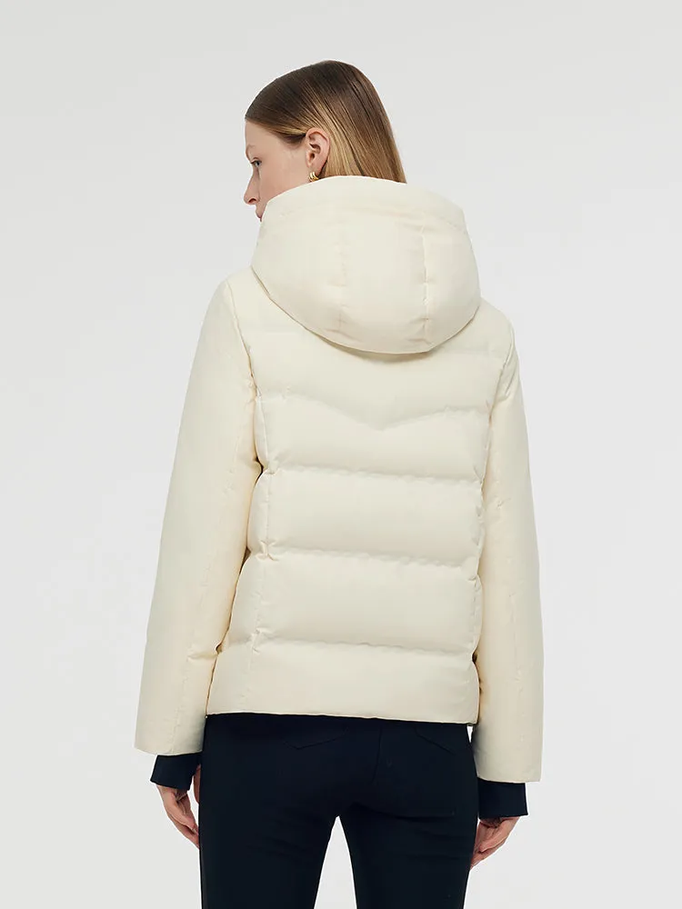 Drawstring Hooded Goose Down Jacket sold by Goelia product image thumbnail 4
