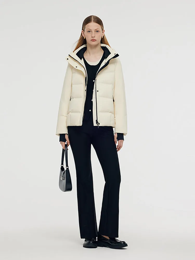 Drawstring Hooded Goose Down Jacket sold by Goelia product image thumbnail 3