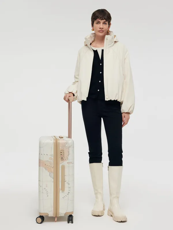 Lightweight Hooded Goose Down Parka made by Goelia