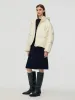 Cropped Hooded Goose Down Jacket sold by Goelia