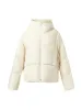 Cropped Hooded Goose Down Jacket sold by Goelia