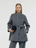 Alpaca Wool Double-Faced Women Wrap Coat With Knit Shawl sold by Goelia