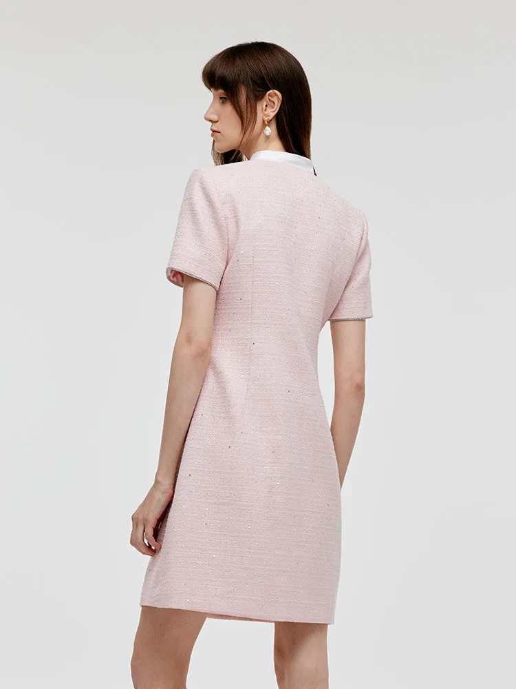 BowKnot V-Neck Women Mini Dress sold by Goelia product image thumbnail 3