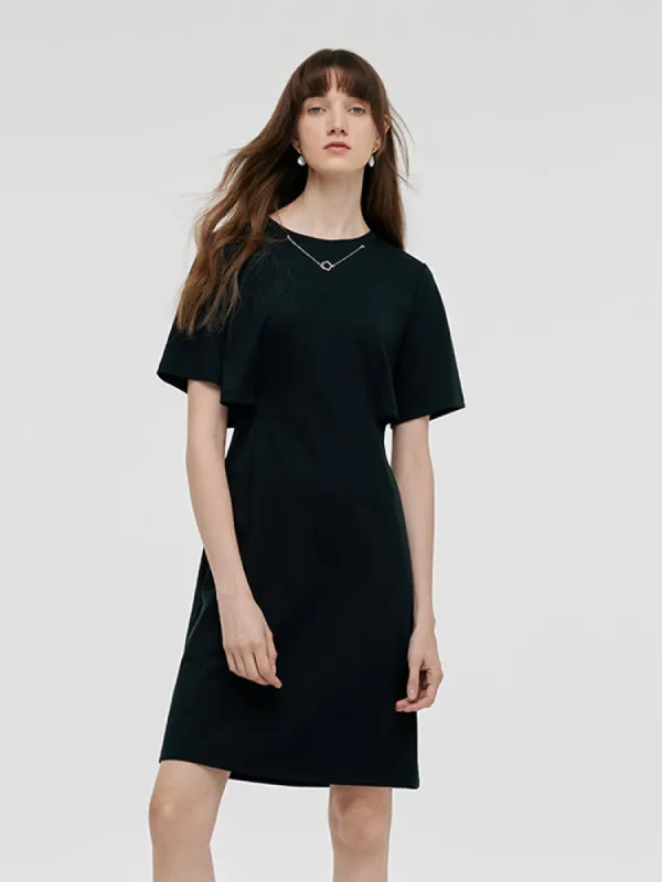 Knitted Women Mini Dress With Detachable Necklace sold by Goelia