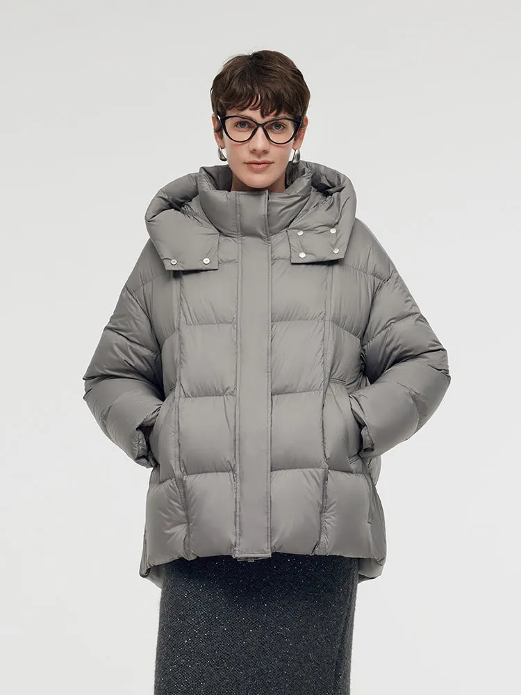 Loose Fit Hooded Goose Down Jacket sold by Goelia product image thumbnail 3