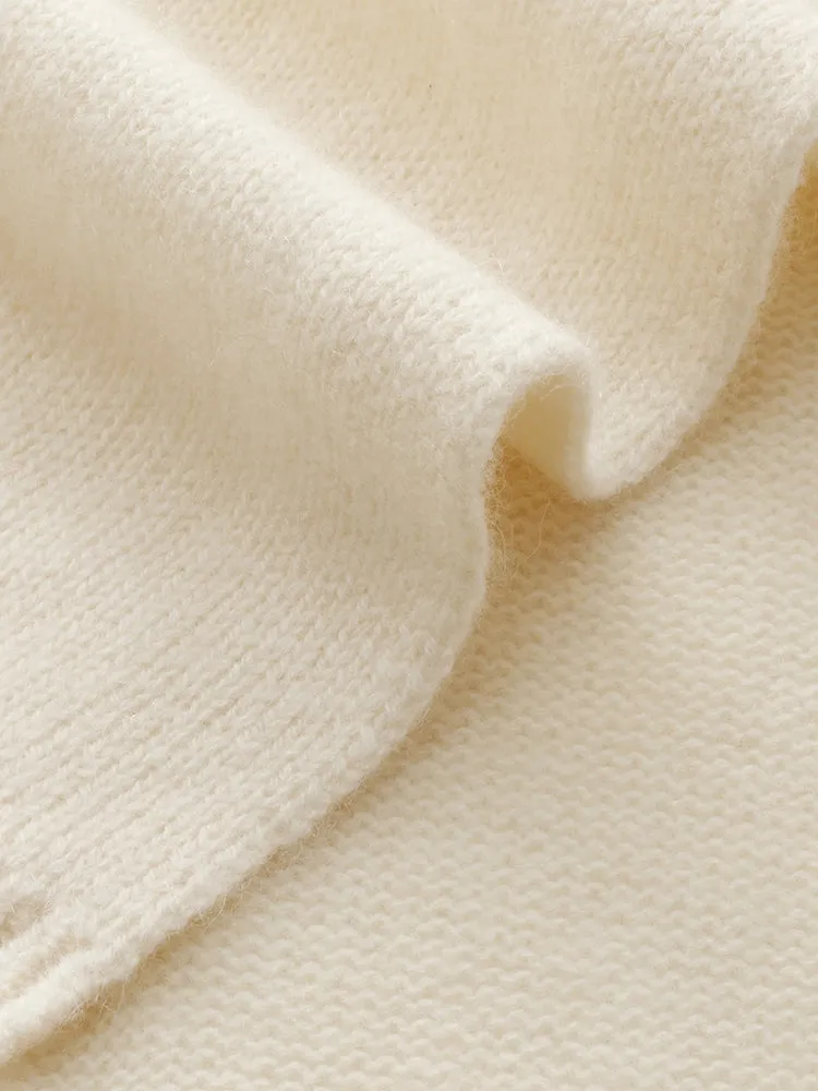 100% Cashmere Plain Scarf sold by Goelia product image thumbnail 2