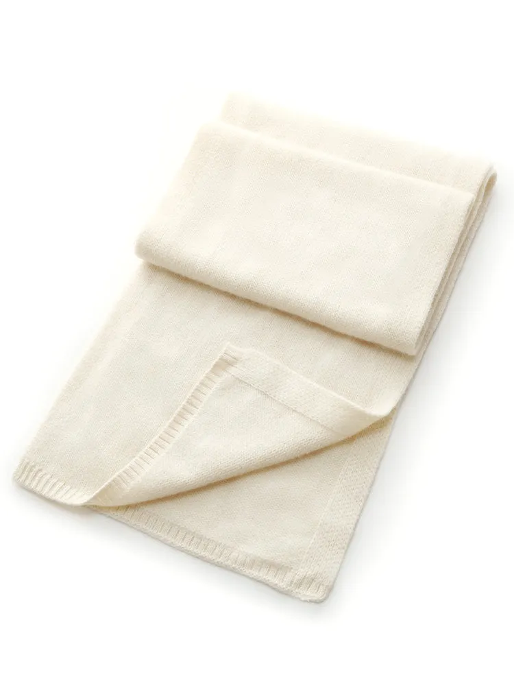 100% Cashmere Plain Scarf sold by Goelia product image thumbnail 3