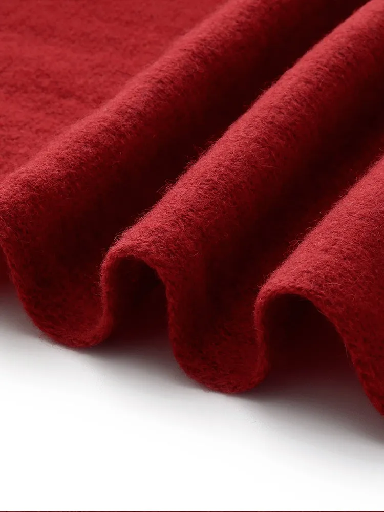 100% Wool Fringe Women Scarf sold by Goelia product image thumbnail 5