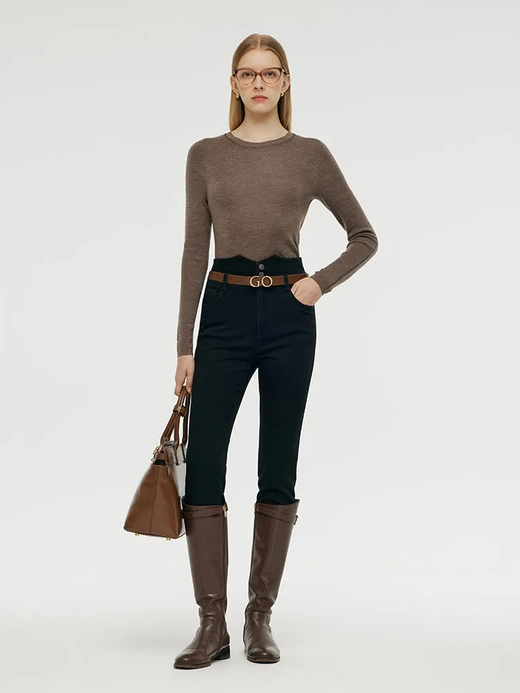 Cashmere Denim Stretch Women Skinny Jeans sold by Goelia product image thumbnail 3