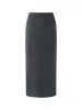 Mohair Wool Blend Sequins Women Midi Skirt sold by Goelia