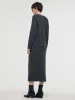 Mohair Wool Blend Sequins Women Midi Skirt sold by Goelia