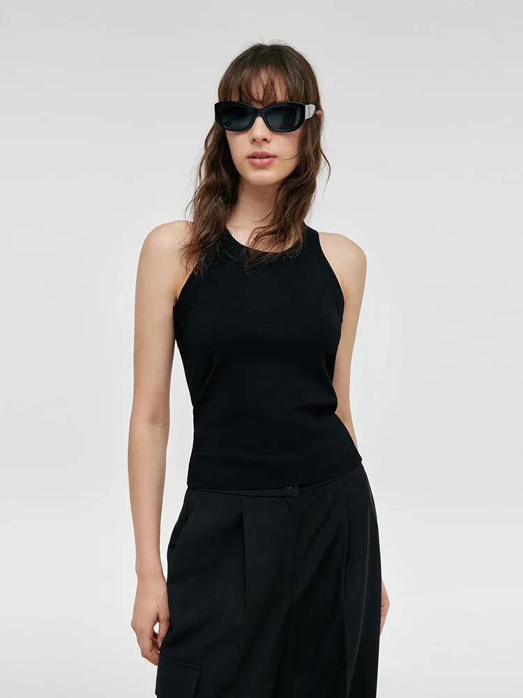 Stretch Knitted Women Tank Top sold by Goelia product image thumbnail 4