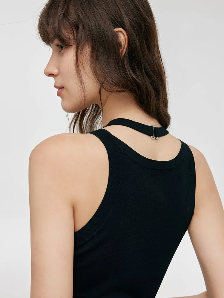 Stretch Knitted Women Tank Top sold by Goelia product image thumbnail 2