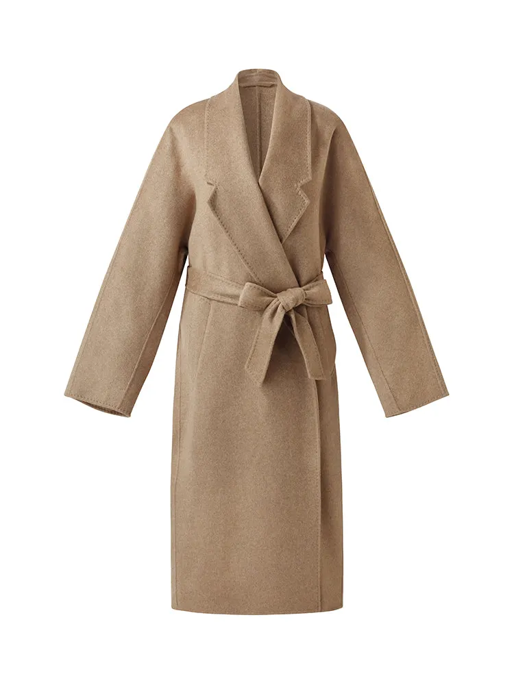 100% Cashmere Unisex Wrap Overcoat sold by Goelia product image thumbnail 2
