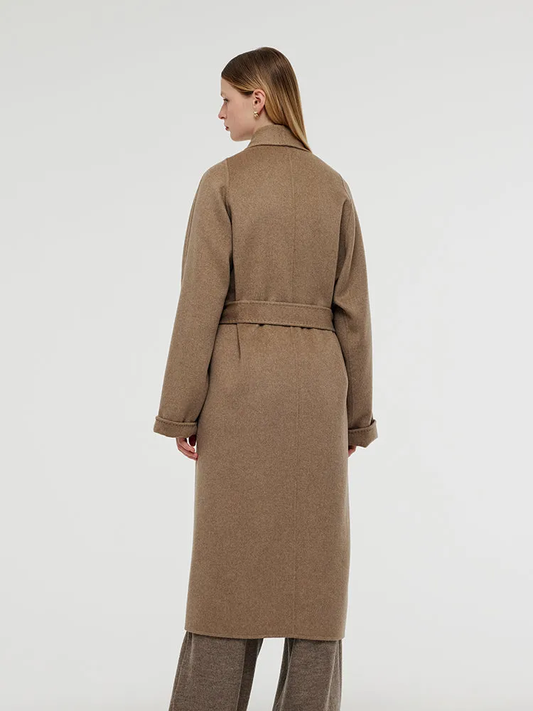 100% Cashmere Unisex Wrap Overcoat sold by Goelia product image thumbnail 4
