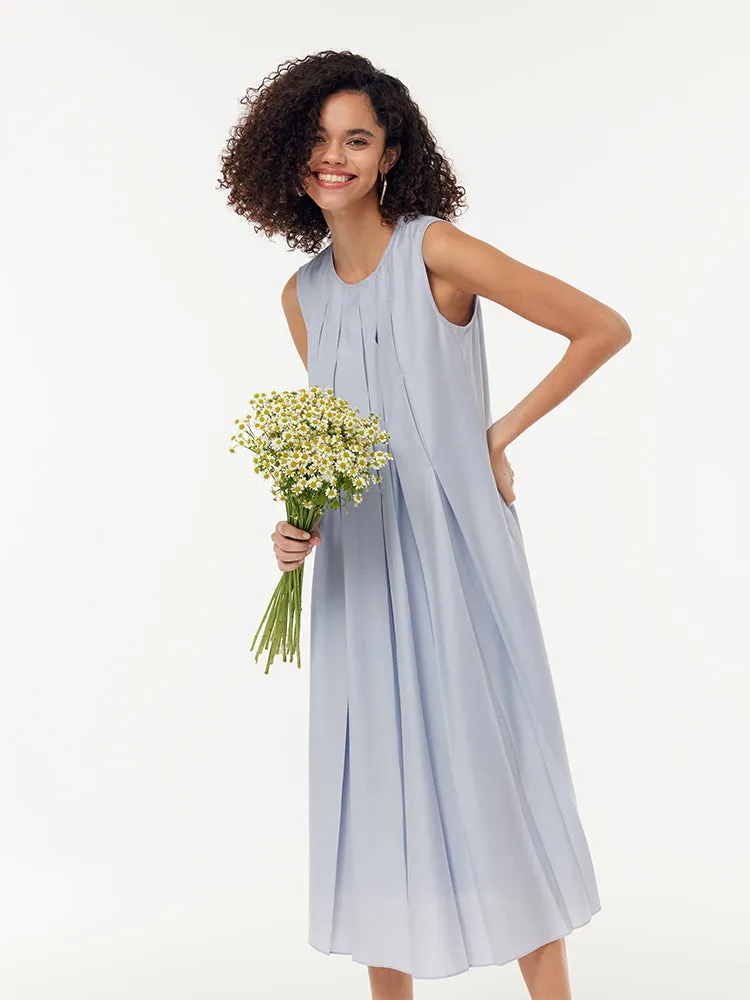 Acetate A-Line Women Midi Dress sold by Goelia product image thumbnail 4