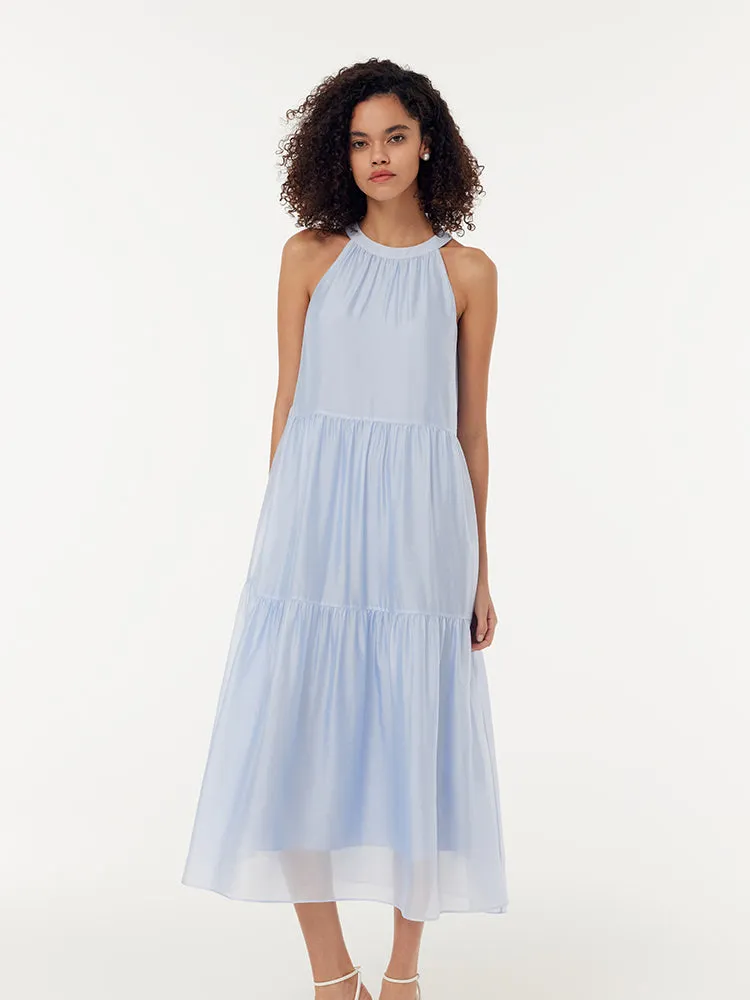 Women Halter Maxi Dress With Detachable Flower sold by Goelia product image thumbnail 2